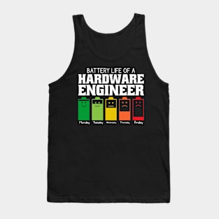 Battery Life Of A Hardware Engineer Tank Top